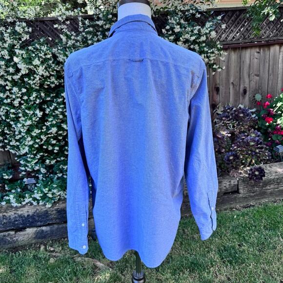 Levi's 50th Super Bowl Button Down Blue Shirt Men's Size XXXL - Picture 6 of 12